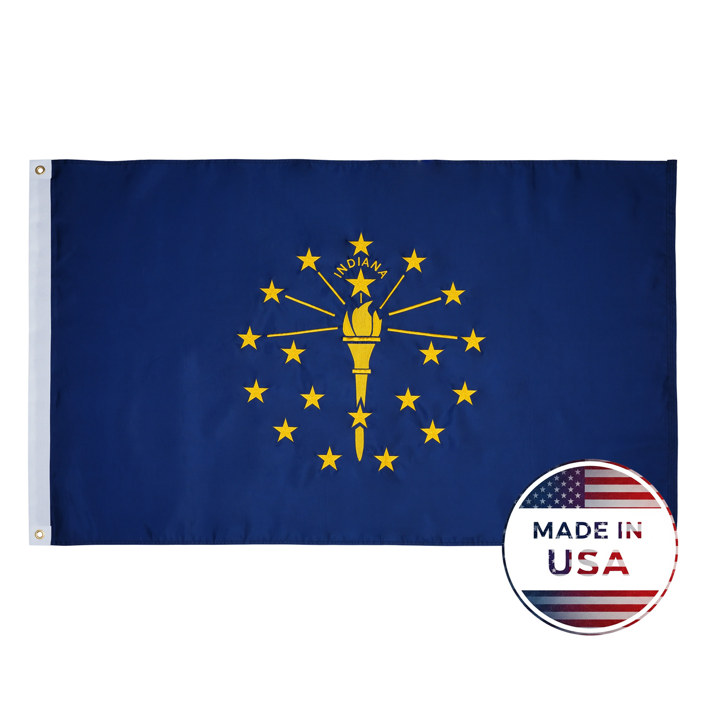 Indiana State Flag - 100% Made in USA - FlagStars