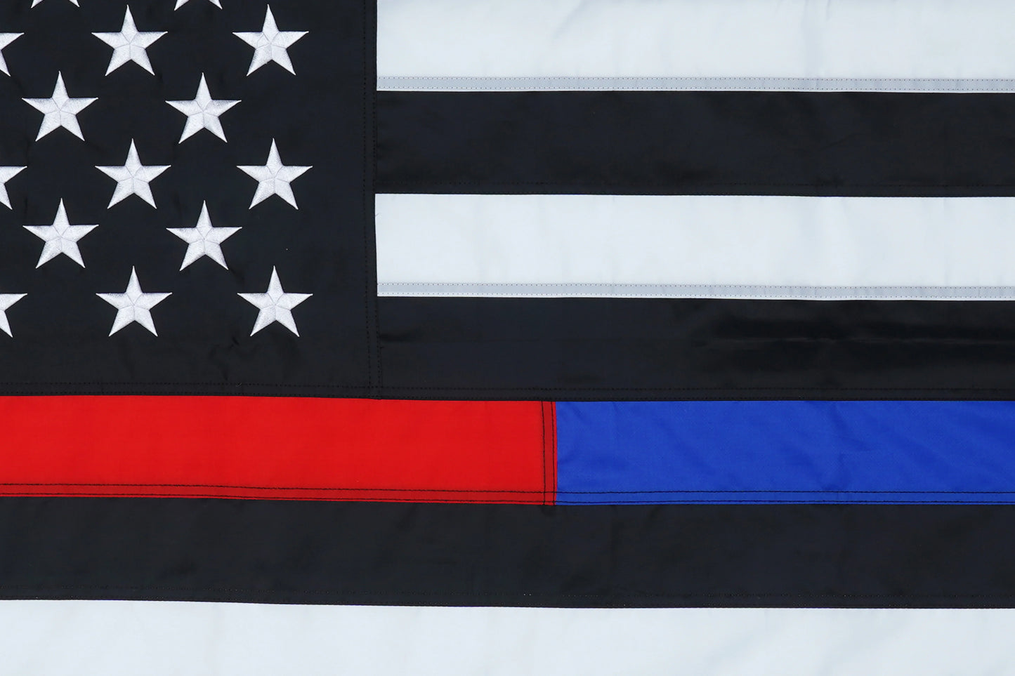 Thin Red and Blue Line American Flag - 100% Made in USA - FlagStars
