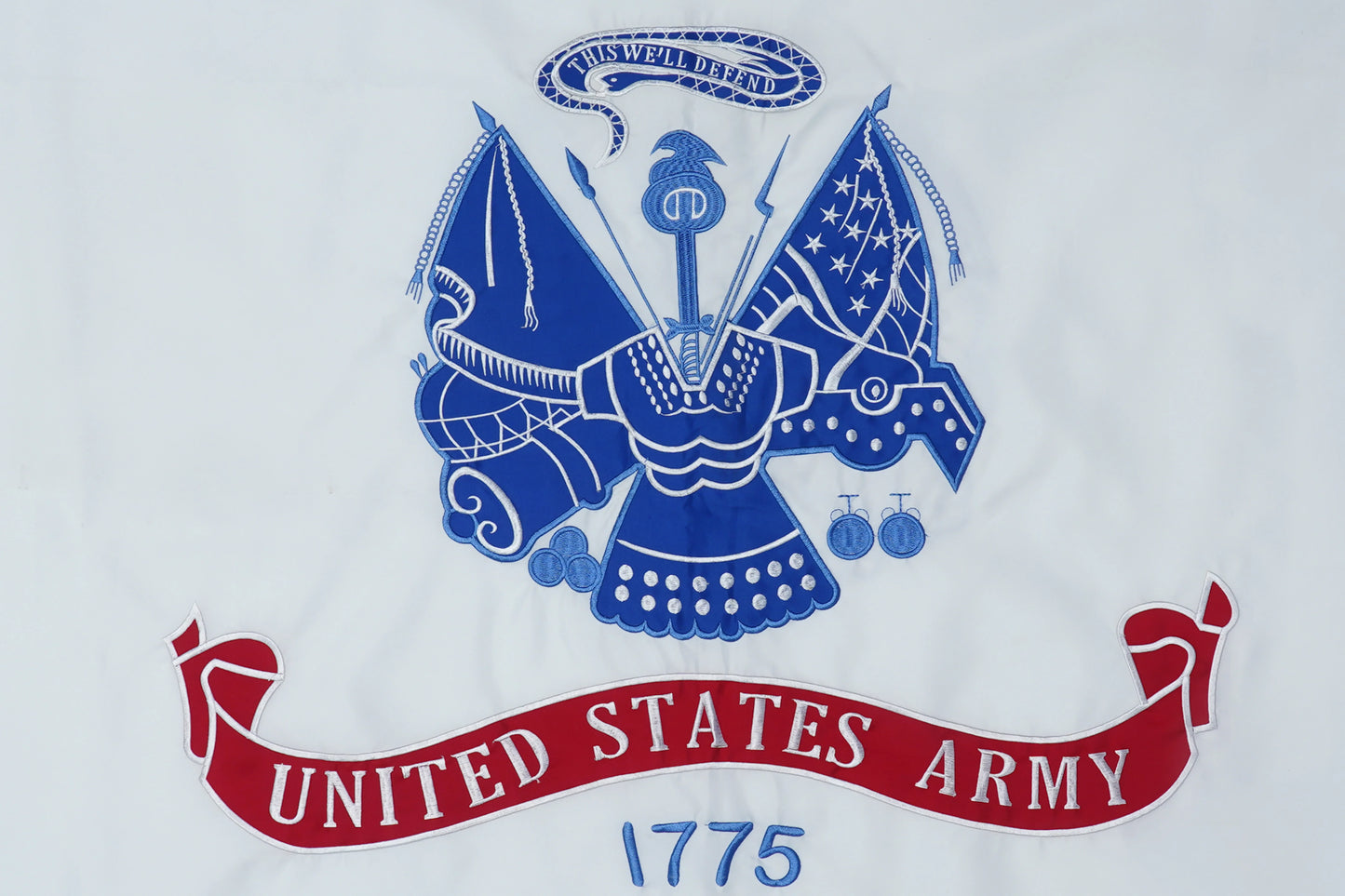 US White Army Flag - Double Sided, 100% Made in USA - FlagStars