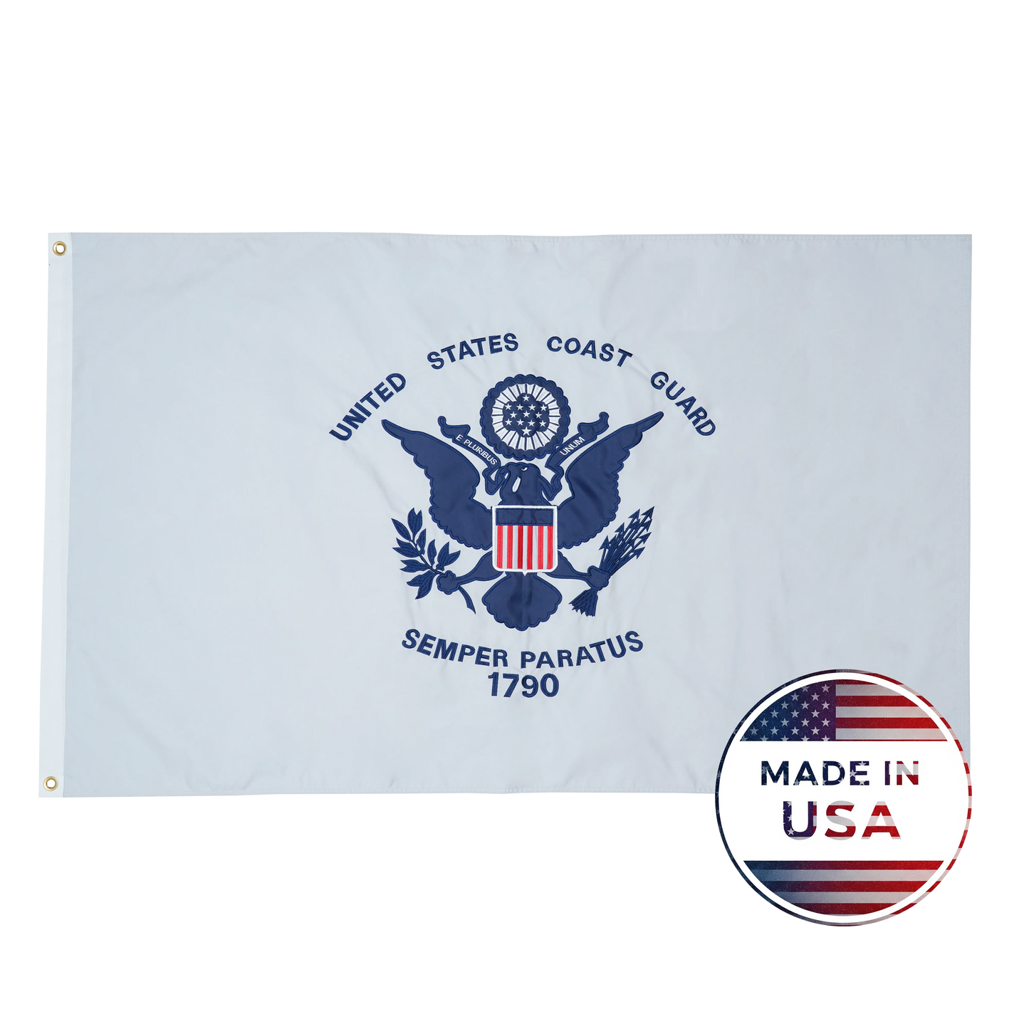 US Coast Guard Flag - Double Sided, 100% Made in USA - FlagStars