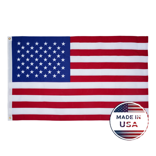 Spun Poly American Flag - 100% Made in USA - FlagStars