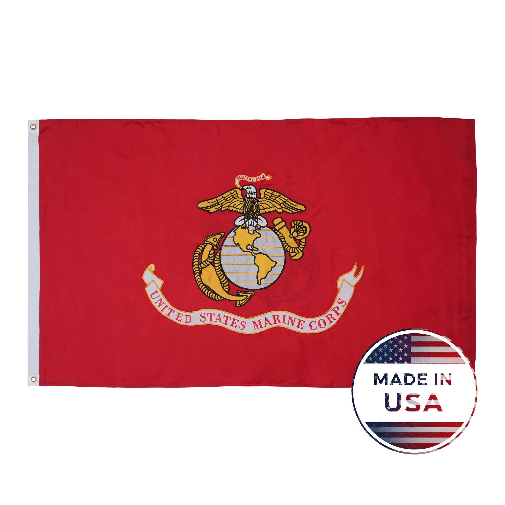 US Marine Corps Flag - Double Sided, 100% Made in USA | FlagStars