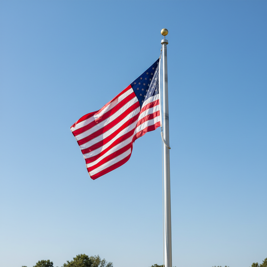 What Size American Flag for a 30ft Pole?