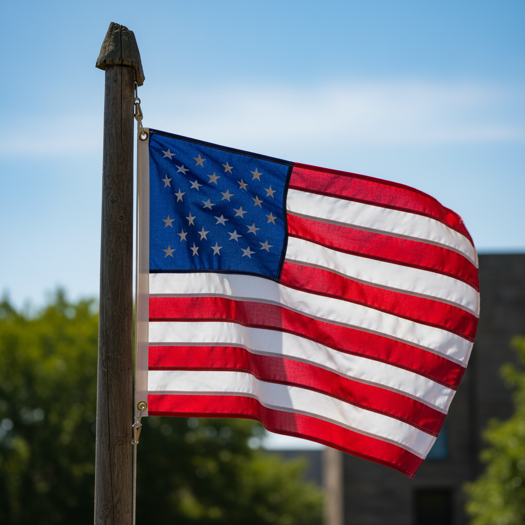 American Flag Etiquette for Half-Staff Days