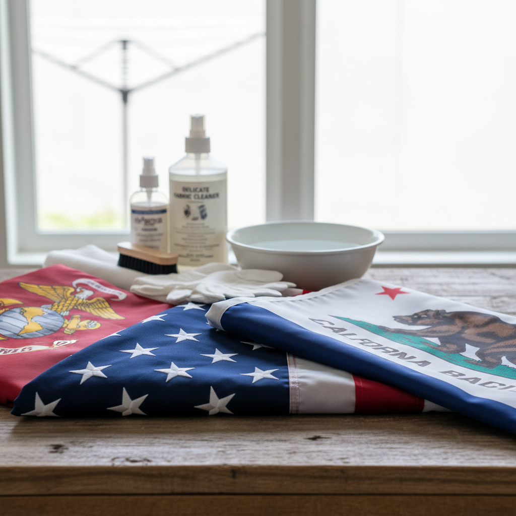 How to Clean a Flag: American, Military, State