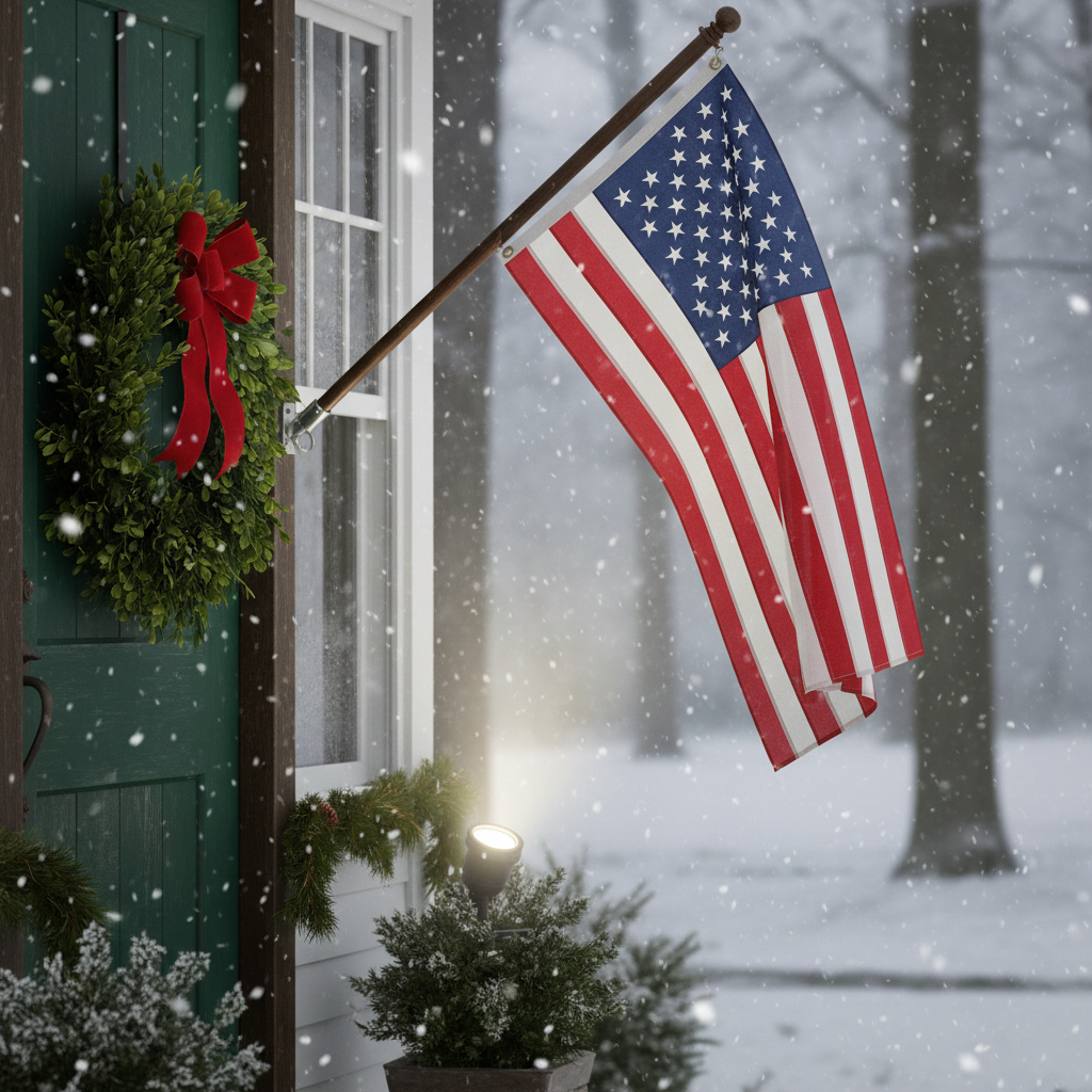 Best Flags to Display at Christmas: American Flag Options and Guidance