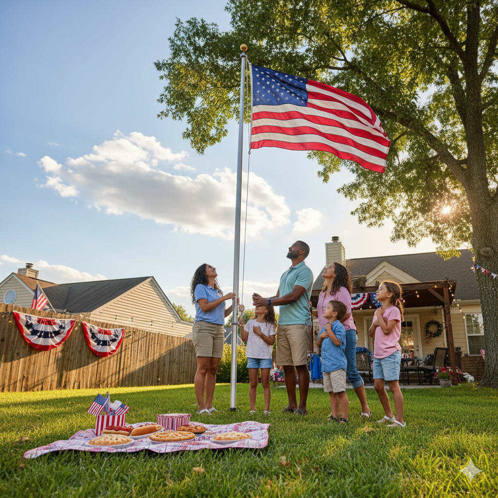 American Flag Etiquette for 4th of July