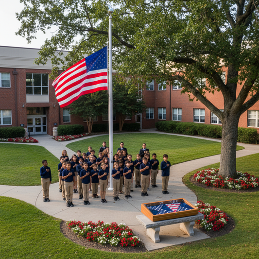 American Flag Etiquette for Schools