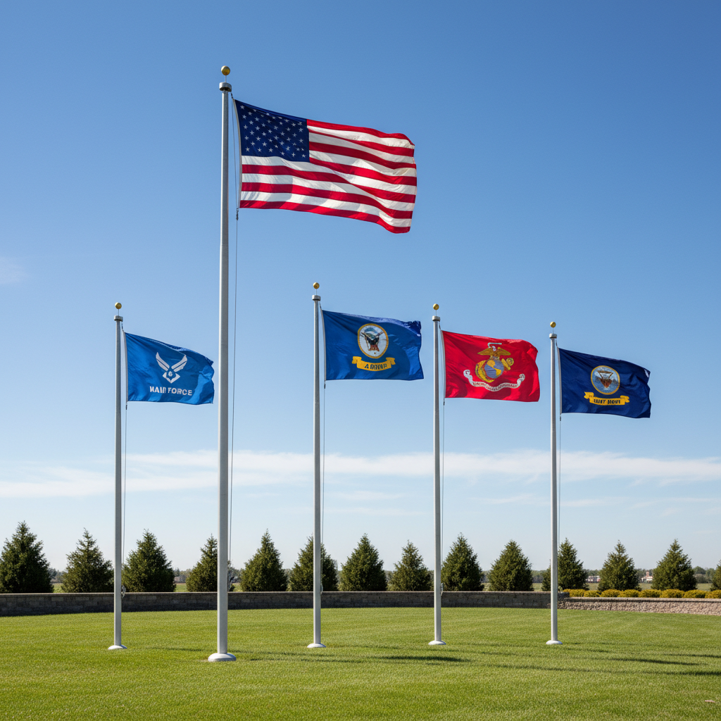 Best Military Branch Flags to Fly with American Flag