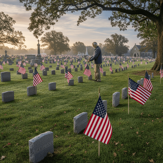 Best American Flags for Cemeteries: Durable, Respectful Choices - FlagStars