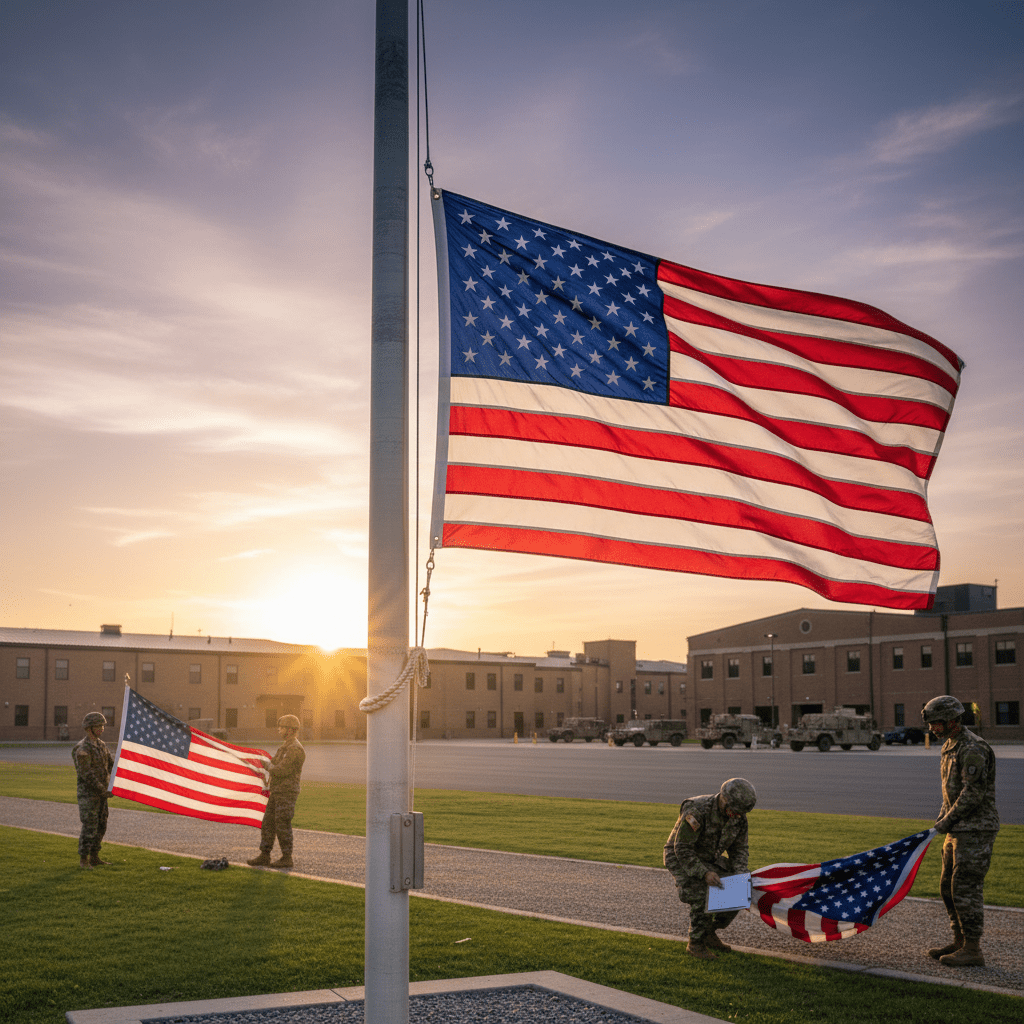 Best American Flags for Military Bases - FlagStars