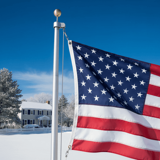 Best American Flags for Snowy Climates - FlagStars