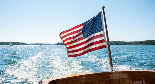 Boat & Nautical Flag Etiquette: Flying the U.S. Flag at Sea - FlagStars