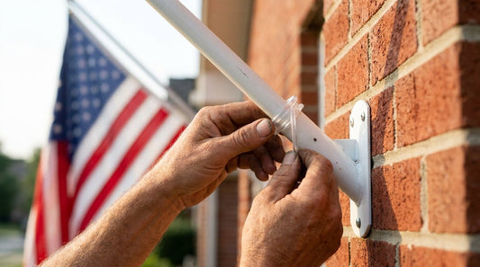 EZ Mount Flag Rings: How to Choose, Size, and Install Them on a House-Mount Pole - FlagStars