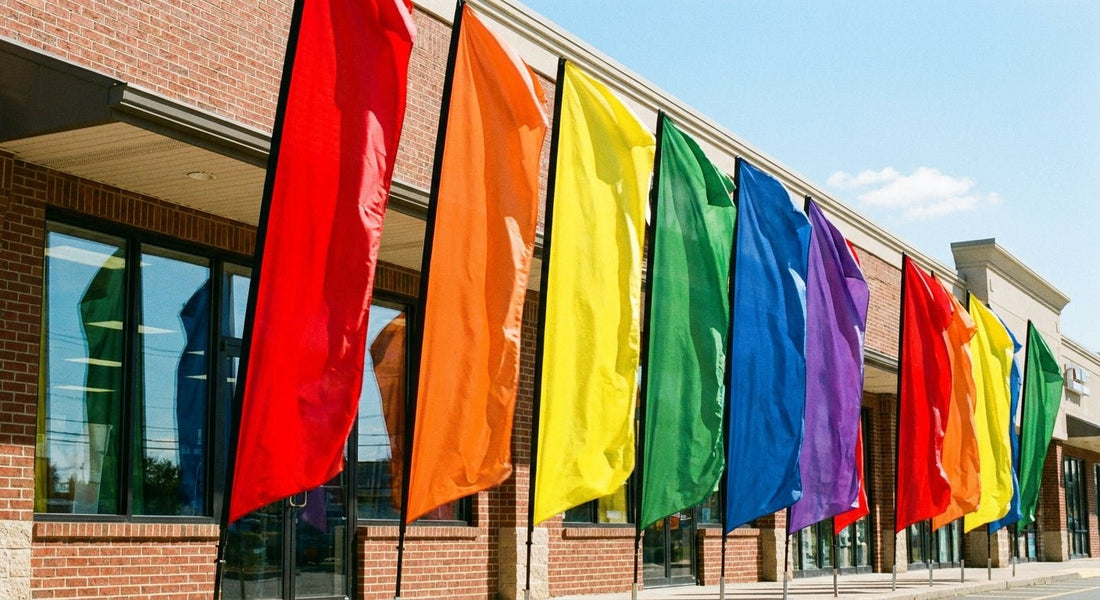 Feather Flags for Business: Shapes, Bases & How to Choose - FlagStars