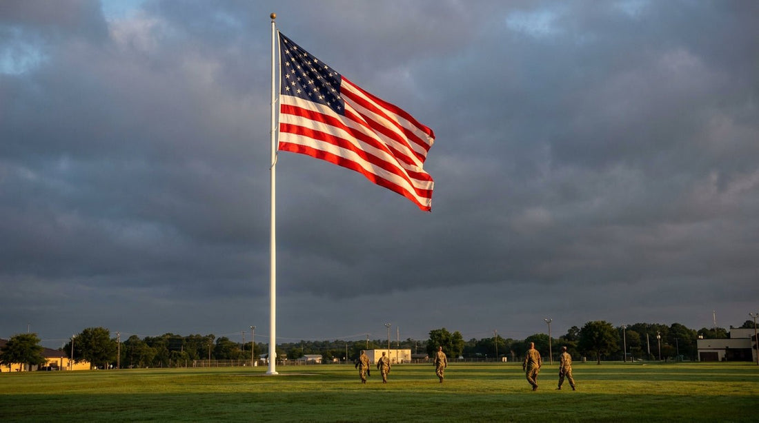 Garrison Flag vs. Storm Flag vs. Post Flag: Military Size Terms Explained - FlagStars