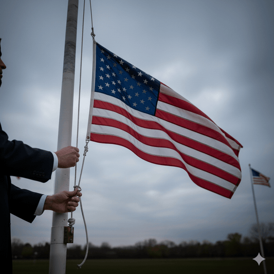 How to Fly the American Flag Half-Staff - FlagStars