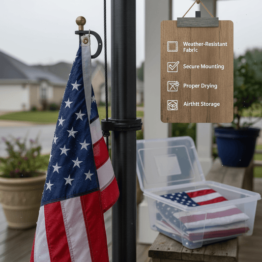 How to Protect an American Flag from Rain - FlagStars