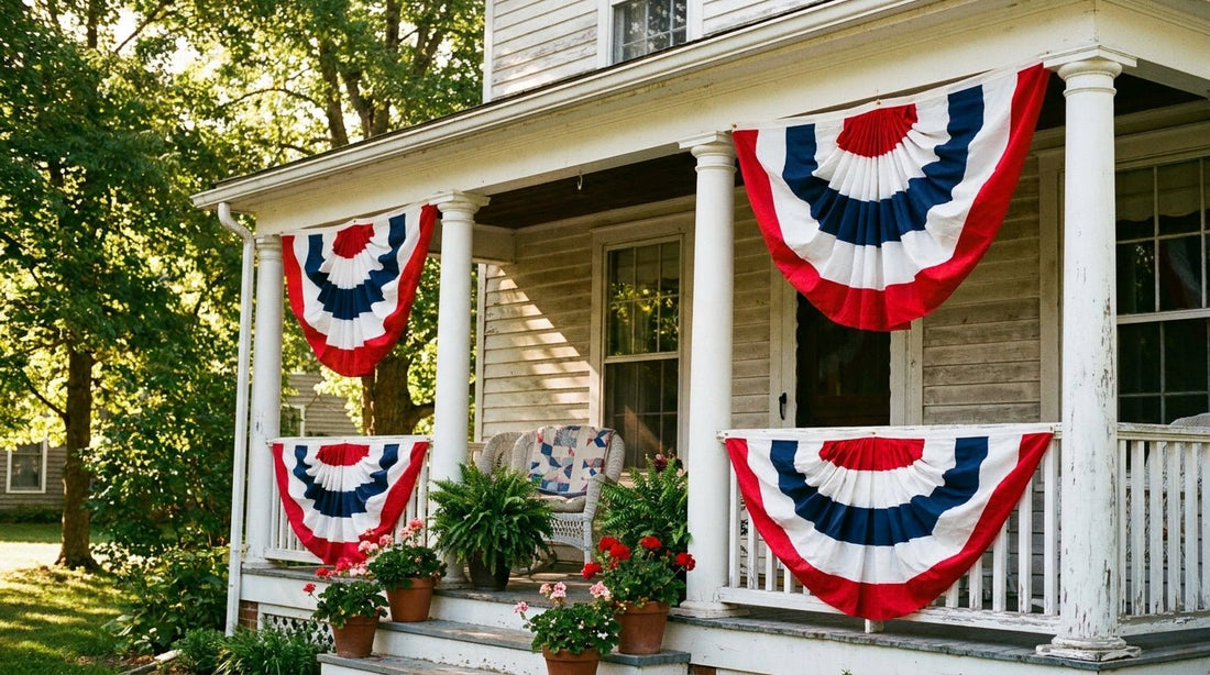 Pleated Fan Flag Guide: Half-Fan vs Full Fan vs Bunting, Sizes, Hanging & Care - FlagStars