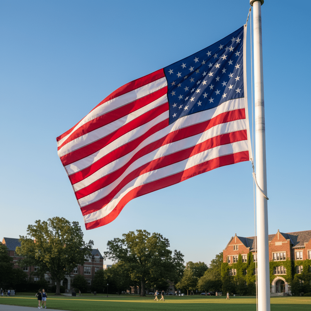 Top American Flags for Colleges - FlagStars