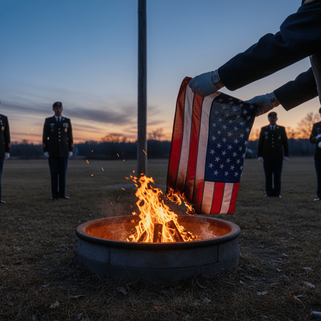 Proper Amazon Loading What is the Proper Way to Retire an American Flag? – FlagStars