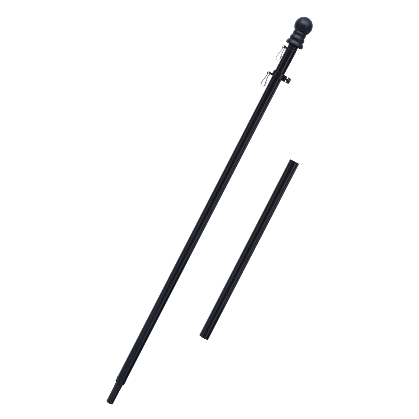 2 - Section 5FT Aluminum Flagpole - FlagStars