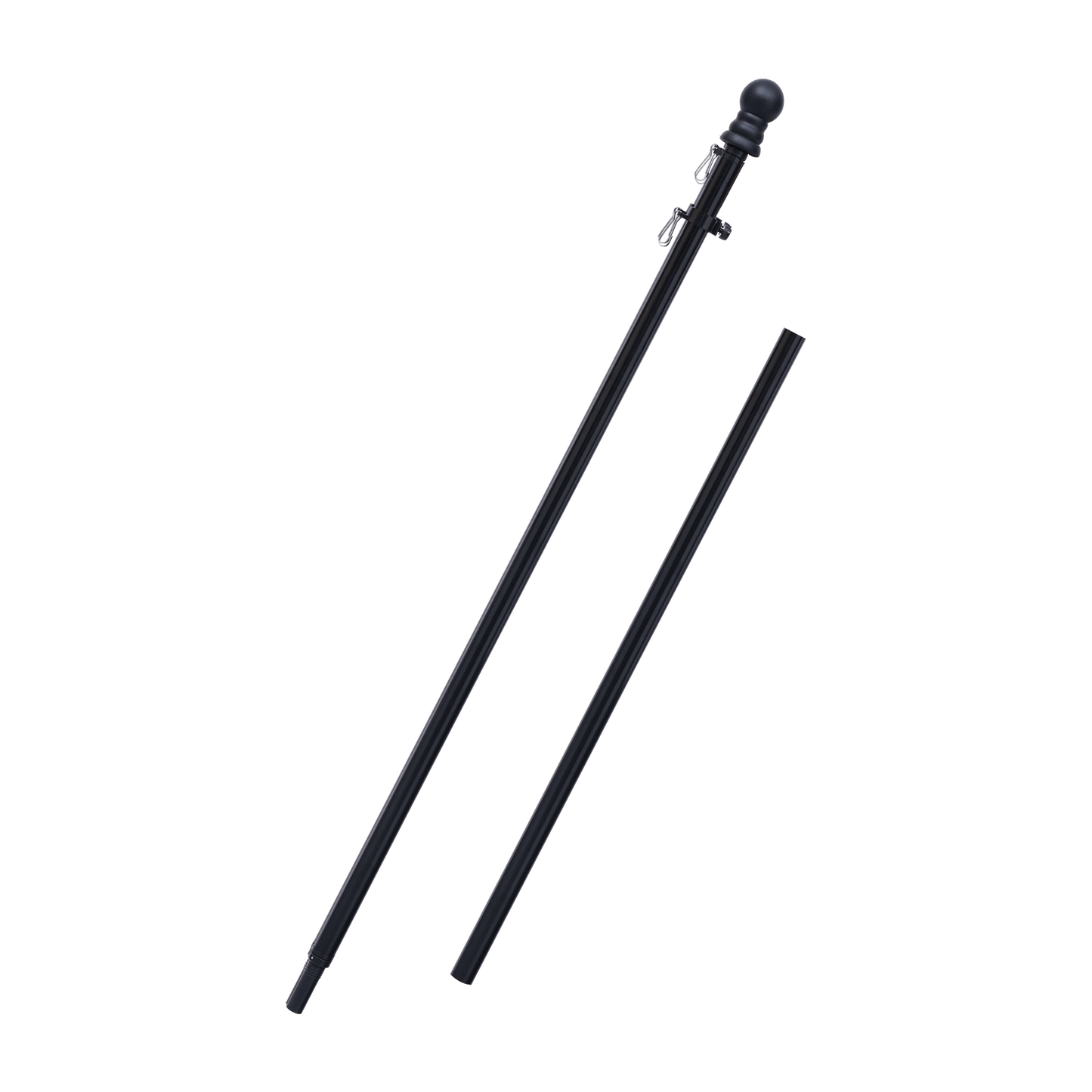 2 - Section 6FT Aluminum Flagpole - FlagStars