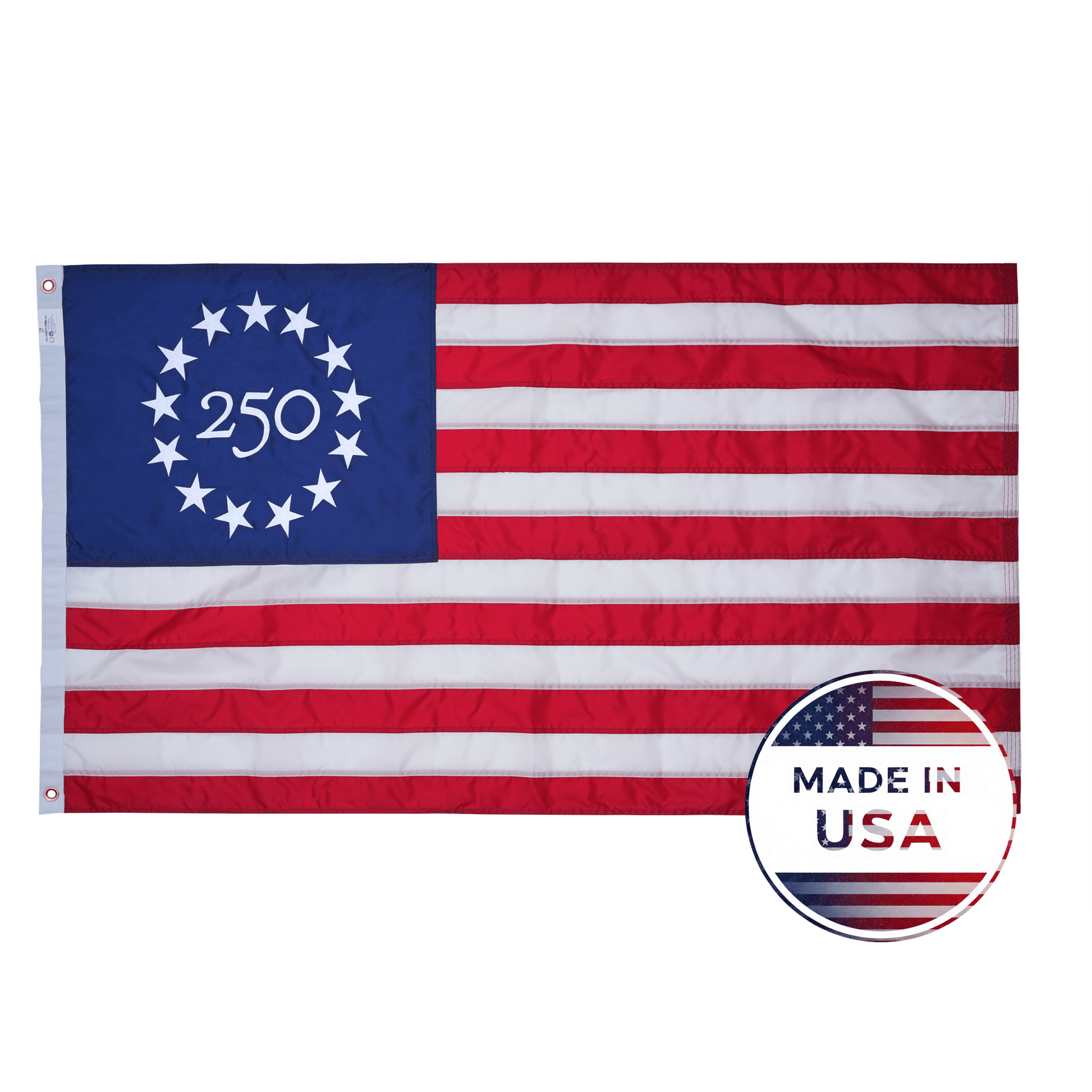 250th Nylon Betsy Ross Flag - 100% Made in USA - FlagStars