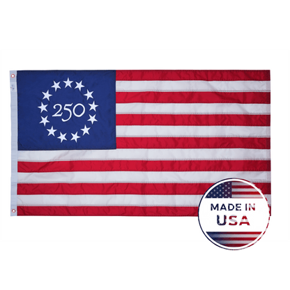250th Nylon Betsy Ross Flag - 100% Made in USA - FlagStars