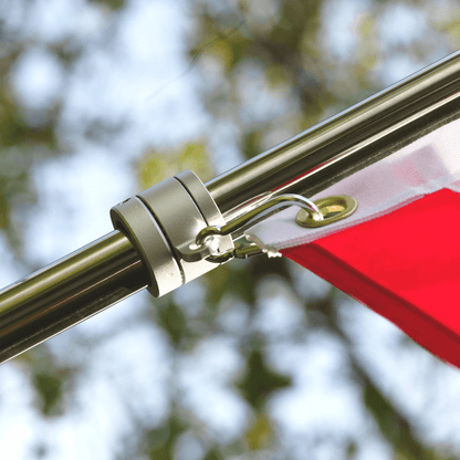 5 - Section 6FT Stainless Steel Flagpole - FlagStars