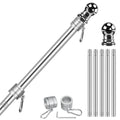 5 - Section 6FT Stainless Steel Flagpole - FlagStars