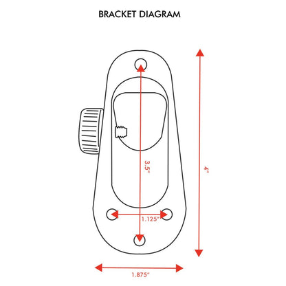Aluminum Flagpole Bracket – 2 - Position Adjustable - FlagStars