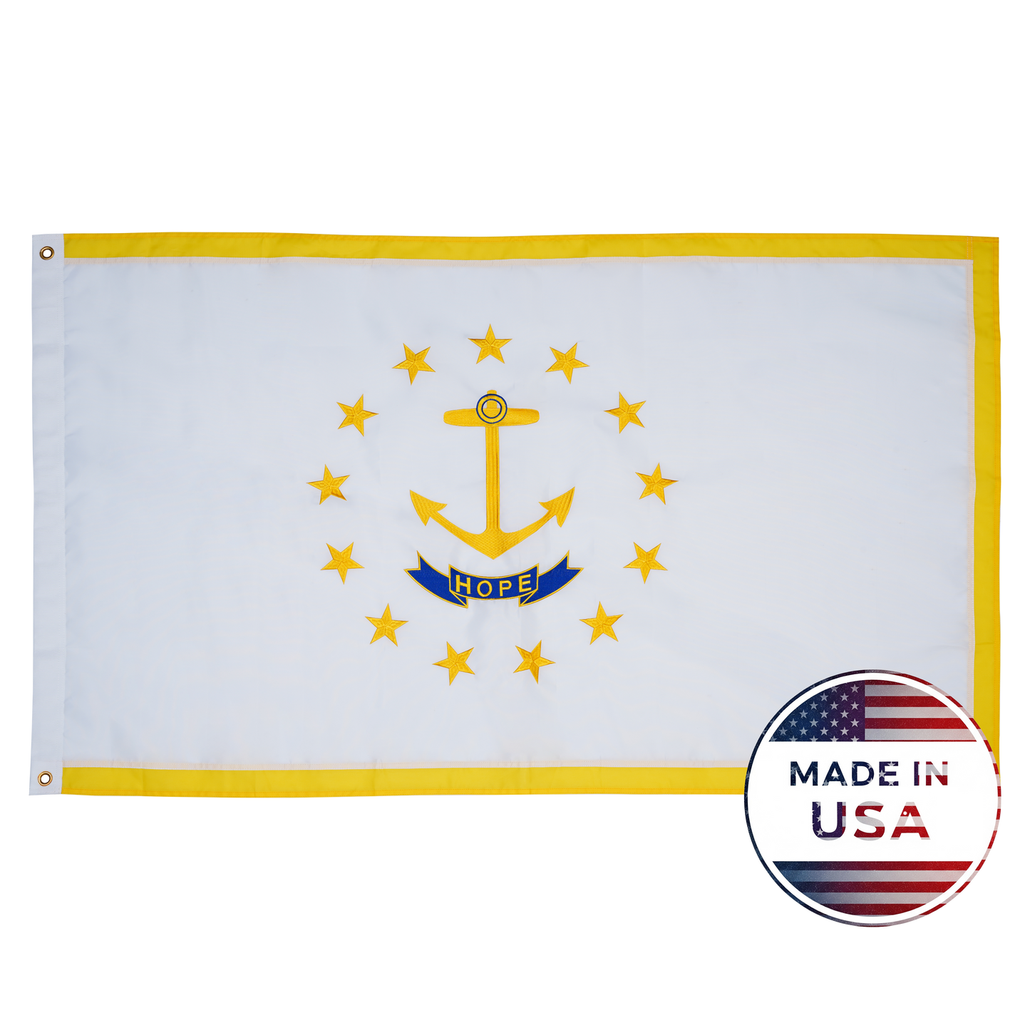 Rhode Island State Flag - 100% Made in USA