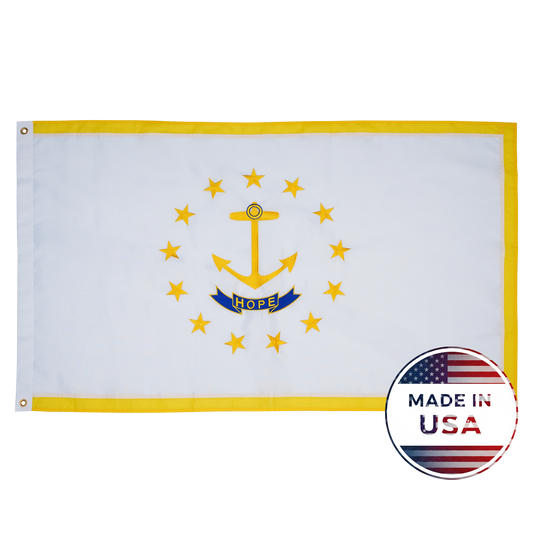 Rhode Island State Flag - 100% Made in USA