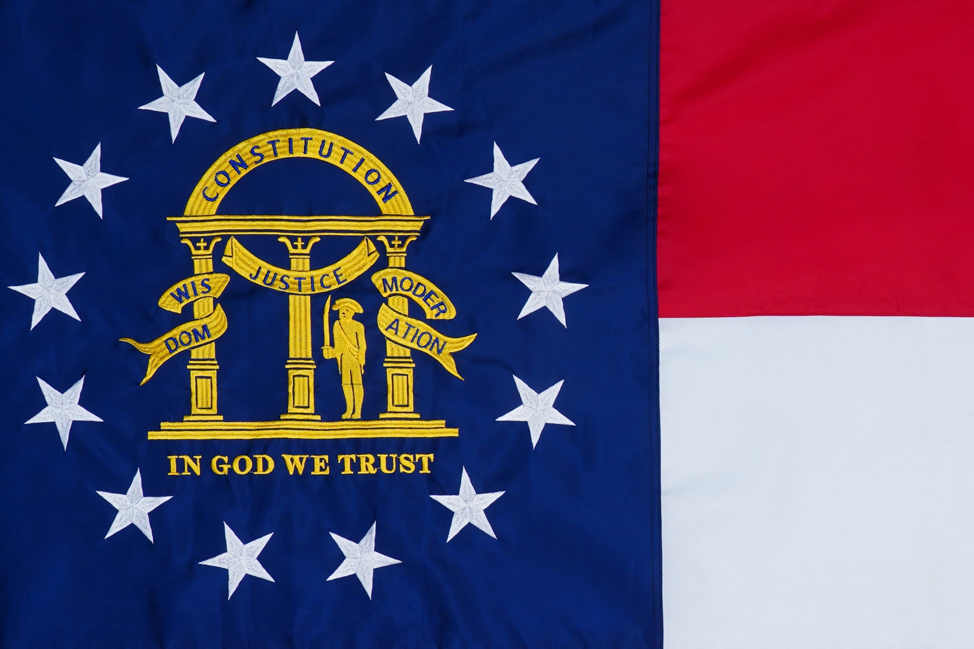 Georgia State Flag - 100% Made in USA - FlagStars