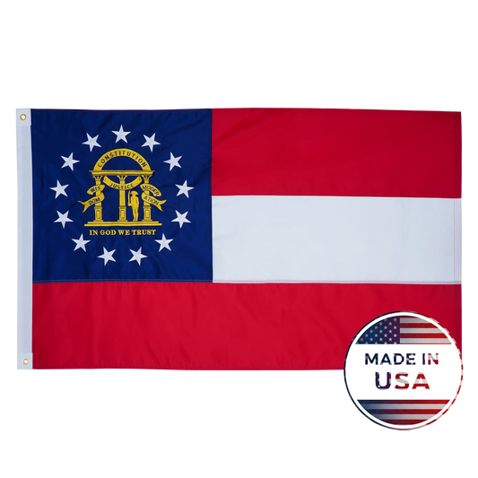 Georgia State Flag - 100% Made in USA - FlagStars