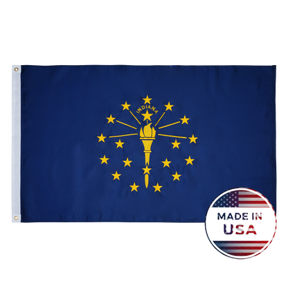 Indiana State Flag - 100% Made in USA - FlagStars
