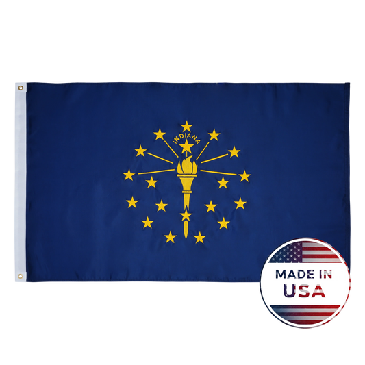 Indiana State Flag - 100% Made in USA - FlagStars