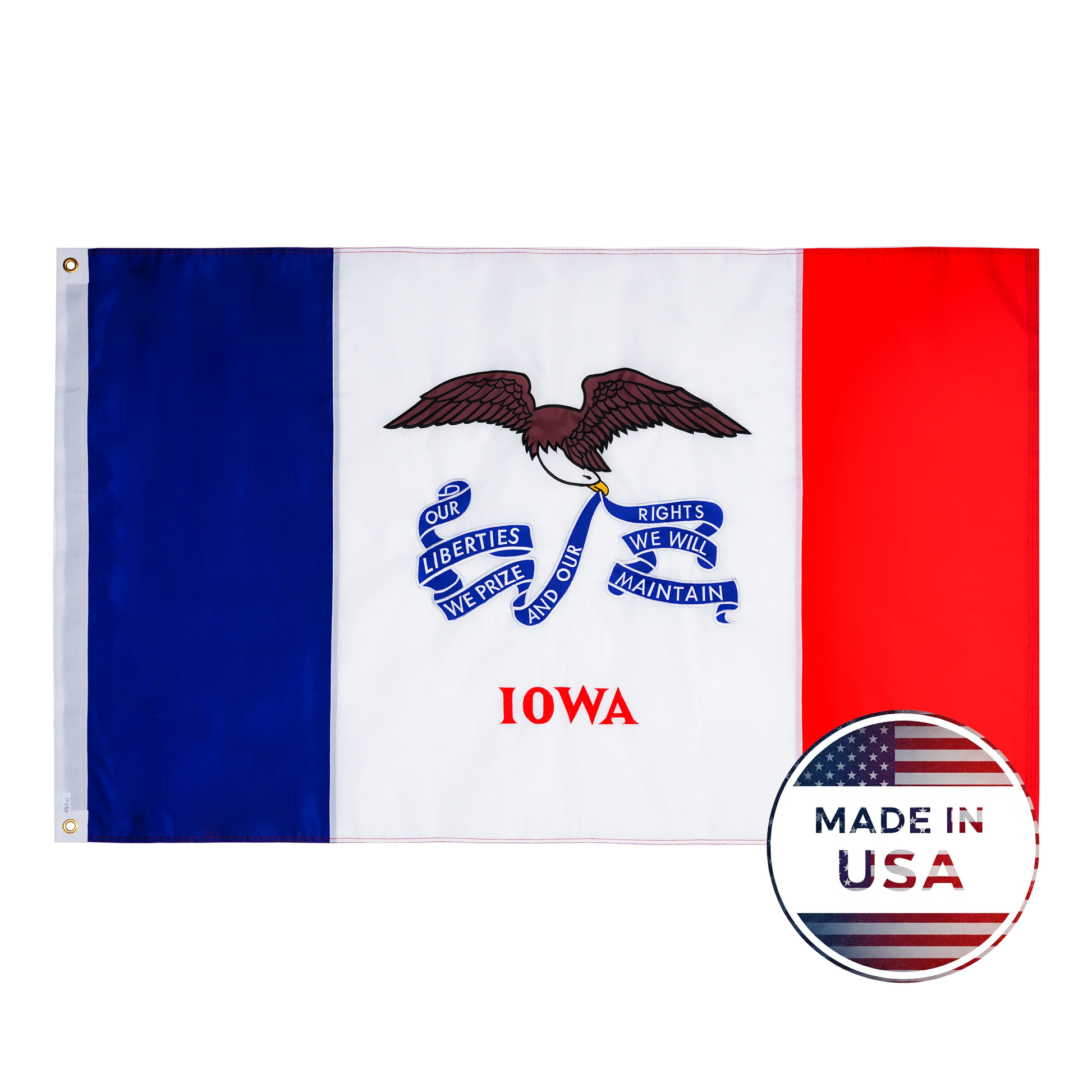 Iowa State Flag - 100% Made in USA - FlagStars