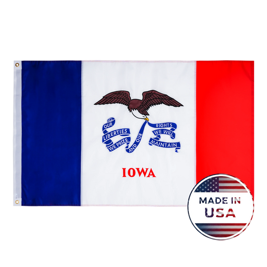 Iowa State Flag - 100% Made in USA - FlagStars