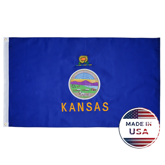 Kansas State Flag - 100% Made in USA - FlagStars