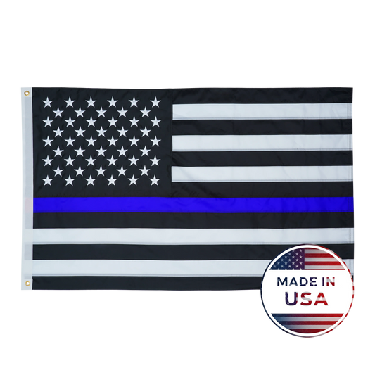 Thin Blue Line American Flag - 100% Made in USA - FlagStars