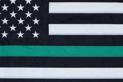 Thin Green Line American Flag - 100% Made in USA - FlagStars