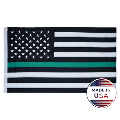 Thin Green Line American Flag - 100% Made in USA - FlagStars