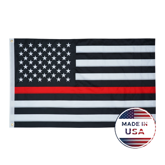 Thin Red Line American Flag - 100% Made in USA - FlagStars