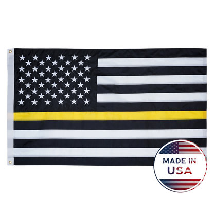 Thin Yellow Line American Flag - 100% Made in USA - FlagStars