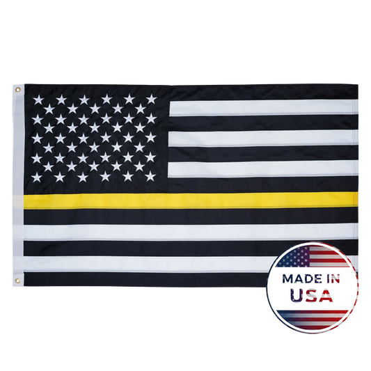 Thin Yellow Line American Flag - 100% Made in USA - FlagStars