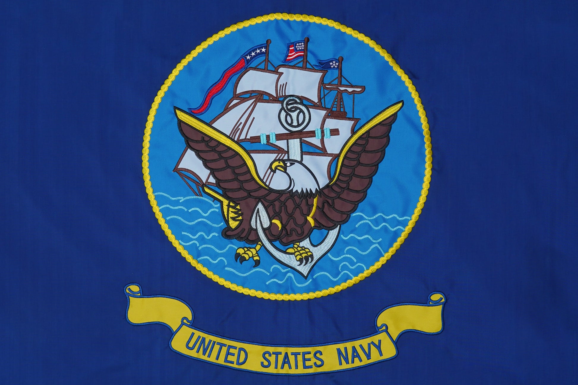 US Navy Flag - Double Sided, 100% Made in USA - FlagStars