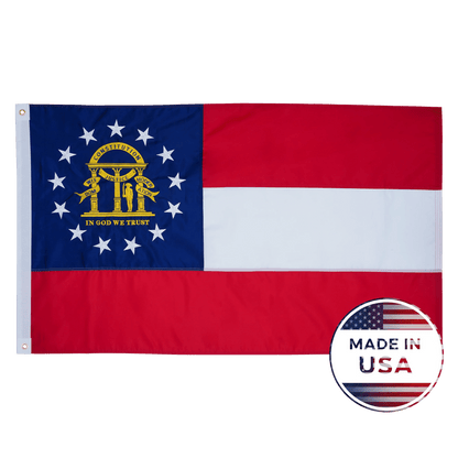 Georgia State Flag - 100% Made in USA - FlagStars