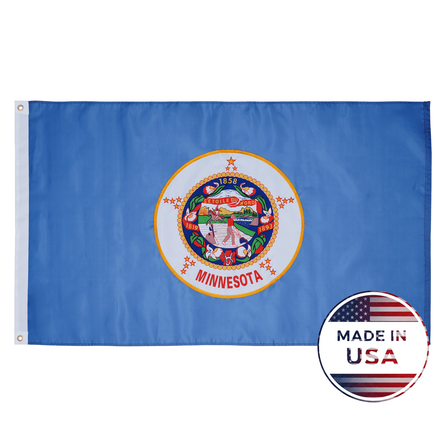 Historic Minnesota State Flag - 100% Made in USA - FlagStars